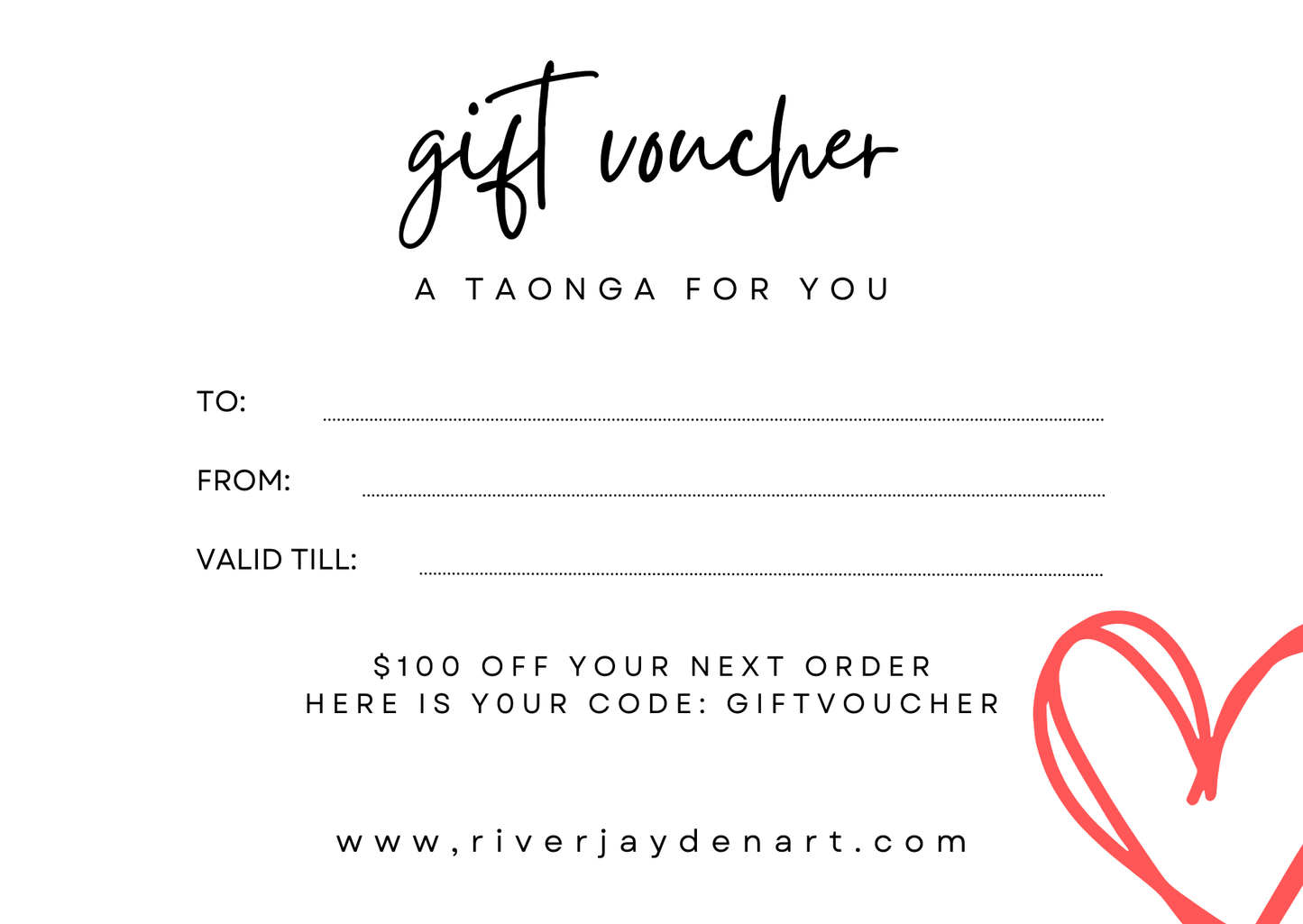 Gift Card - River Jayden Art