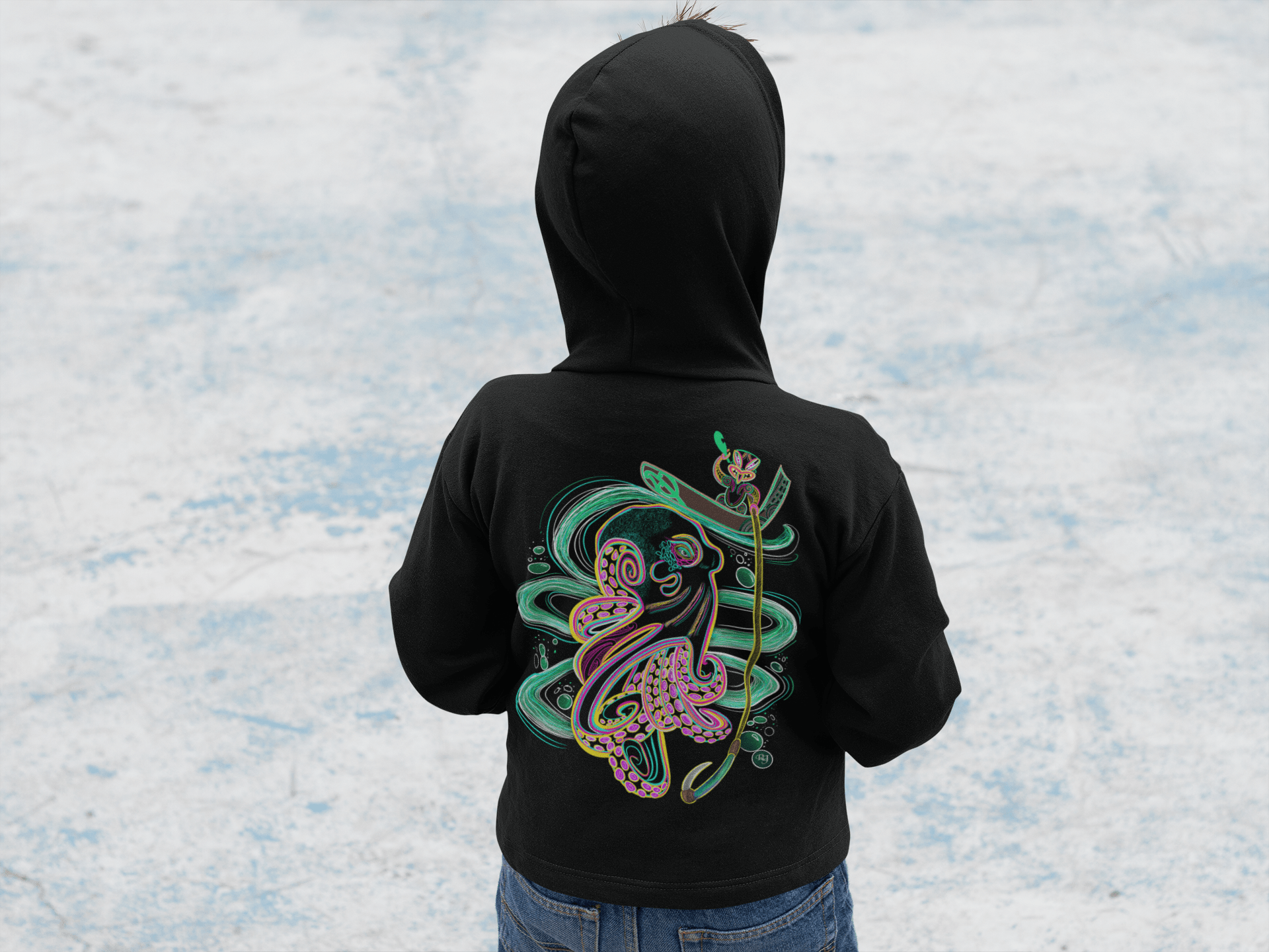 UV Ink Hoodie | River Jayden Art hoodie | River Jayden Art