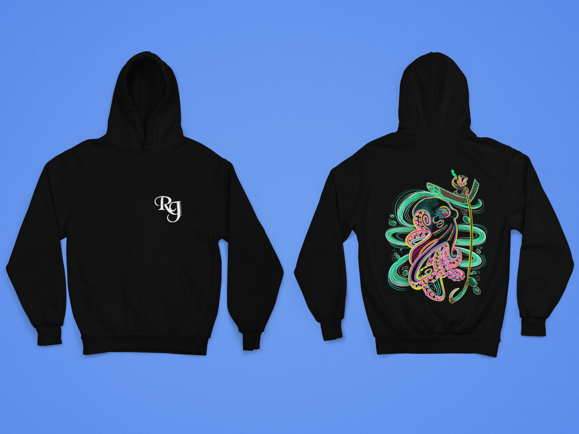 UV Ink Hoodie | River Jayden Art hoodie | River Jayden Art