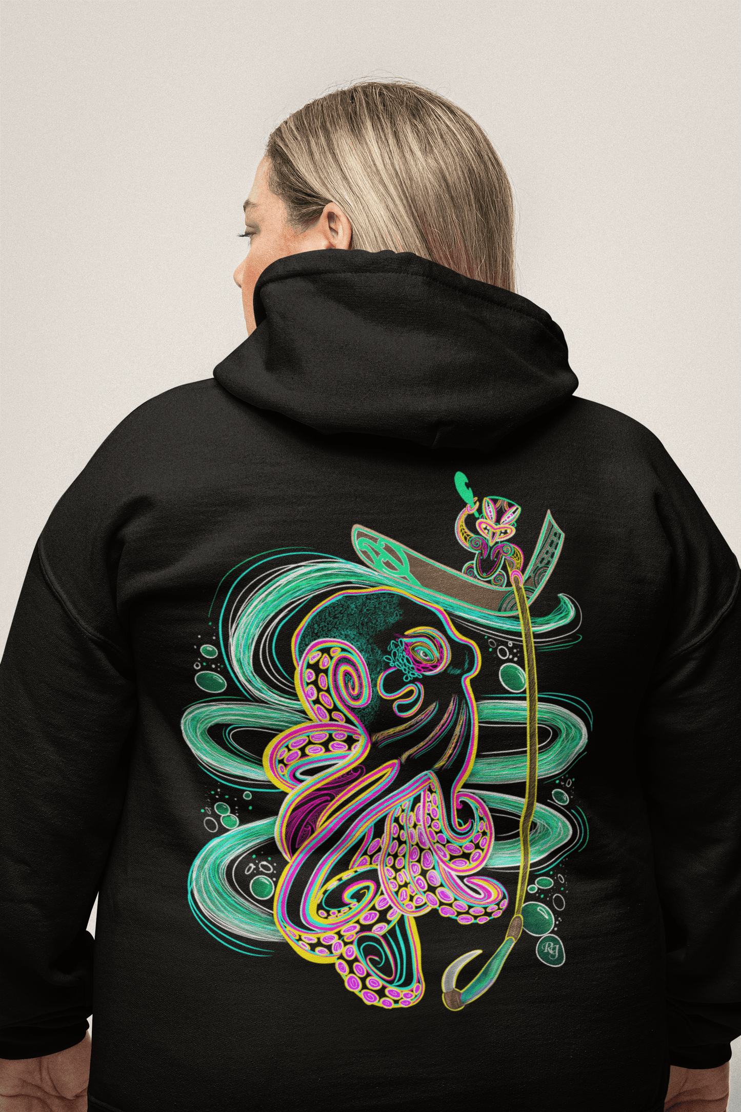 NEW Kupe and Te Wheke Plus Size Hoodie - River Jayden Art