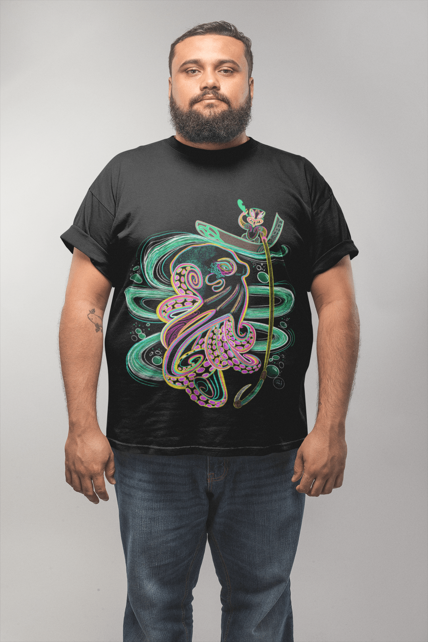 NEW Kupe and Te Wheke Plus Size T-shirt - River Jayden Art