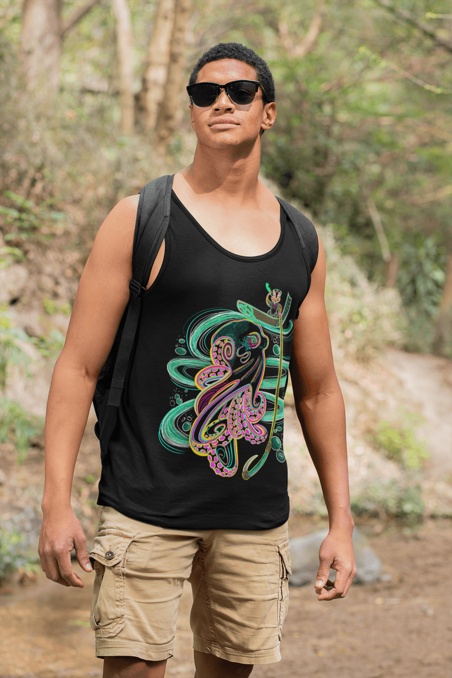NEW Kupe and Te Wheke - Singlet - River Jayden Art