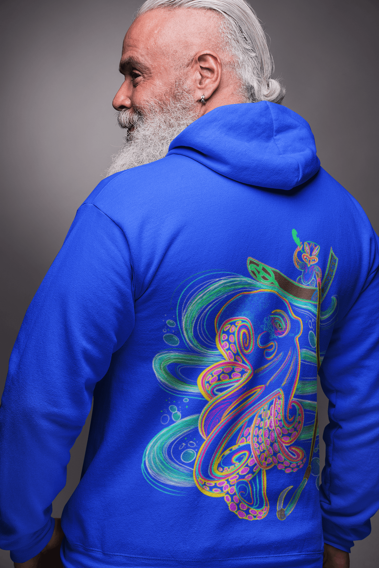 NEW - Kupe and Te Wheke Unisex Hoodie - River Jayden Art