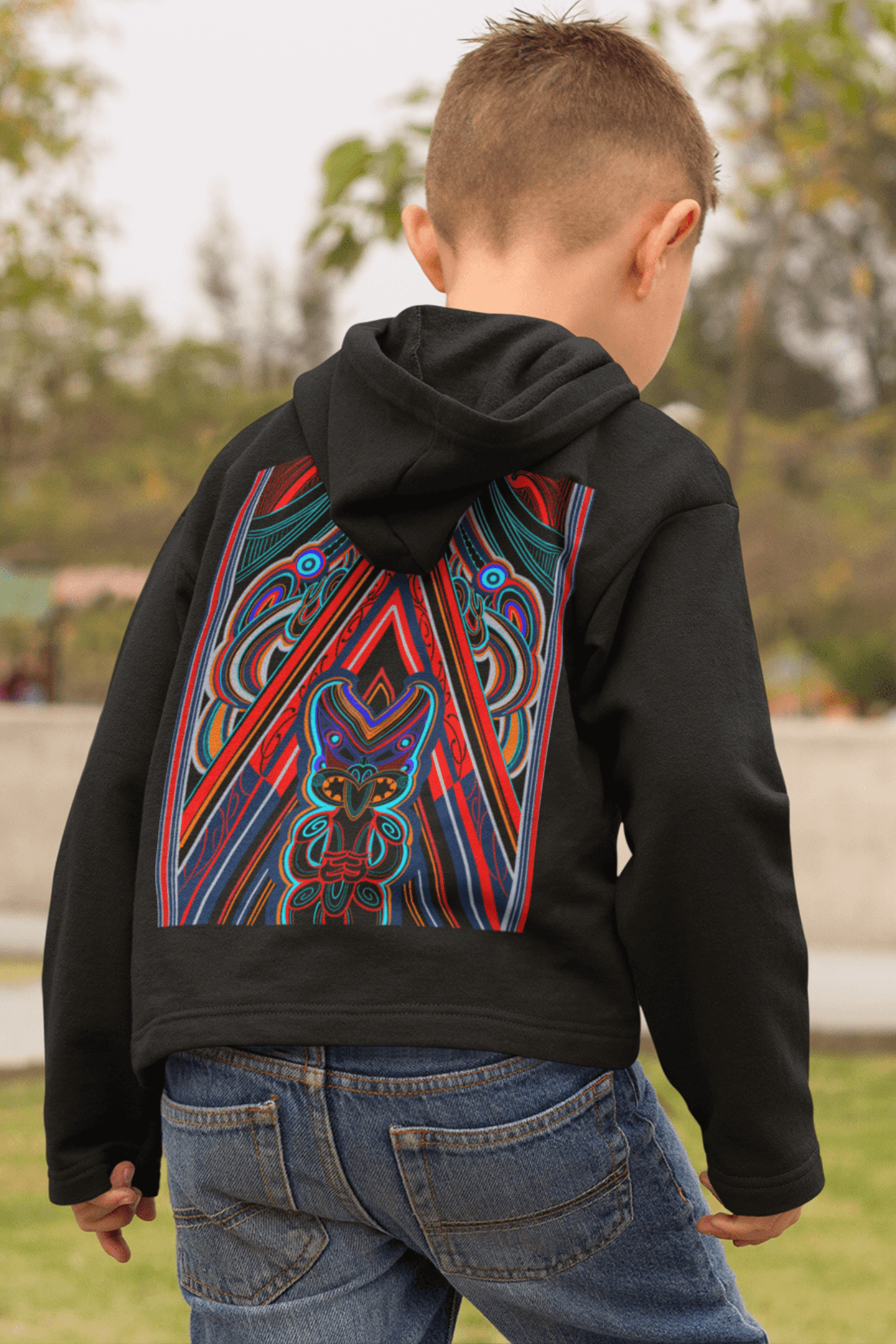 Rūaumoko - Childrens Hoodie - River Jayden Art