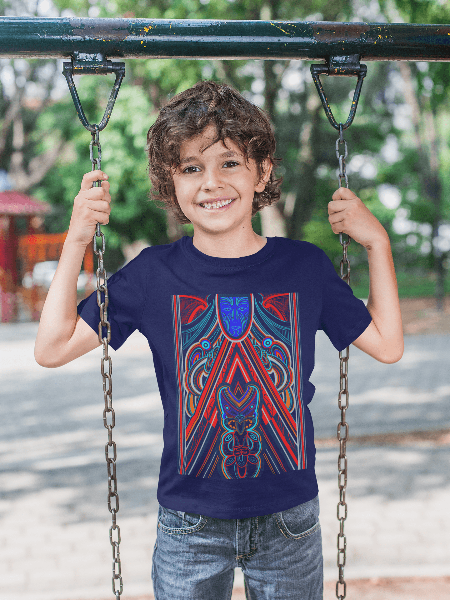 Rūaumoko - Childrens T-shirt - River Jayden Art