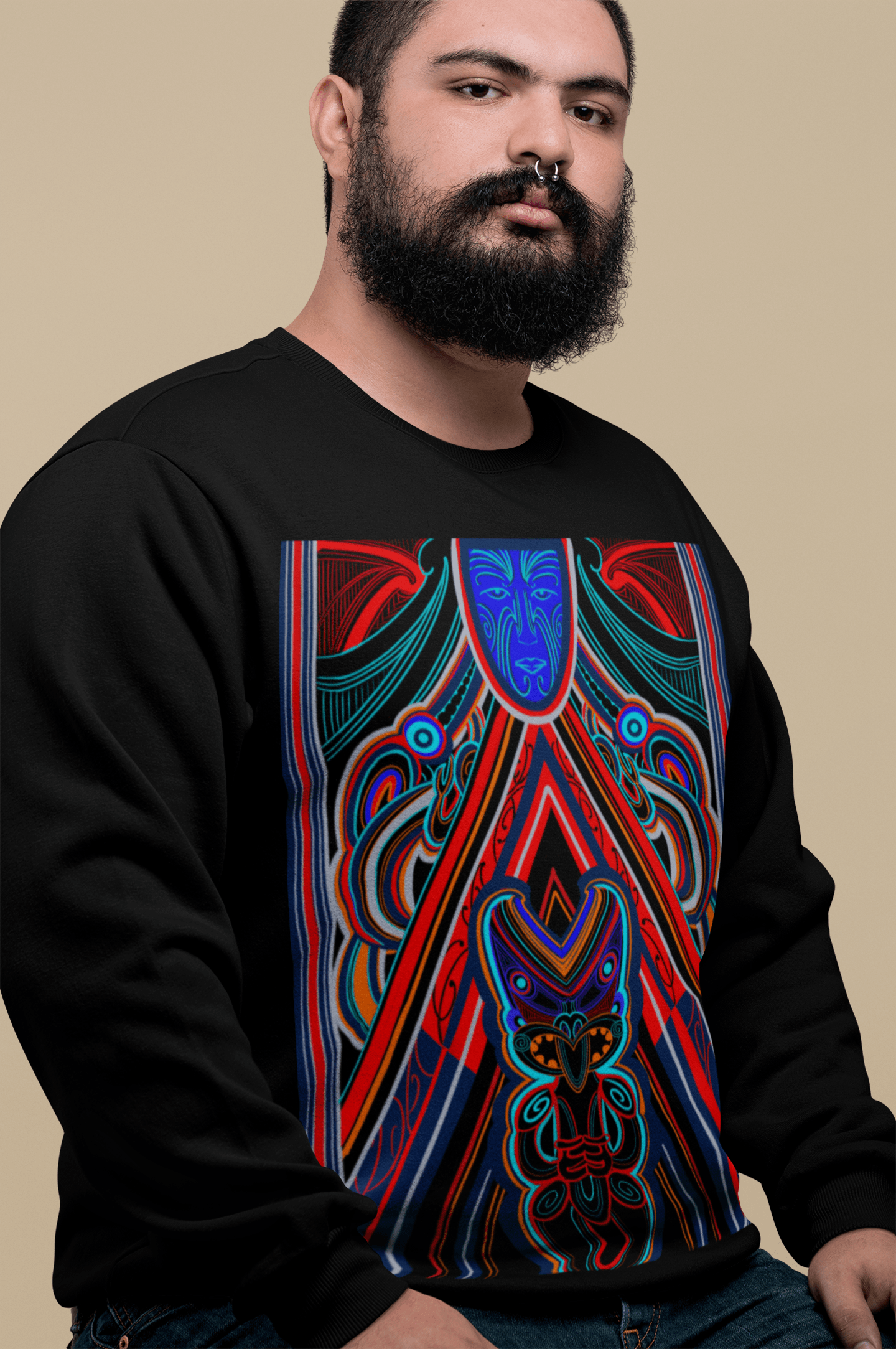 Rūaumoko - Crew Plus Size - River Jayden Art