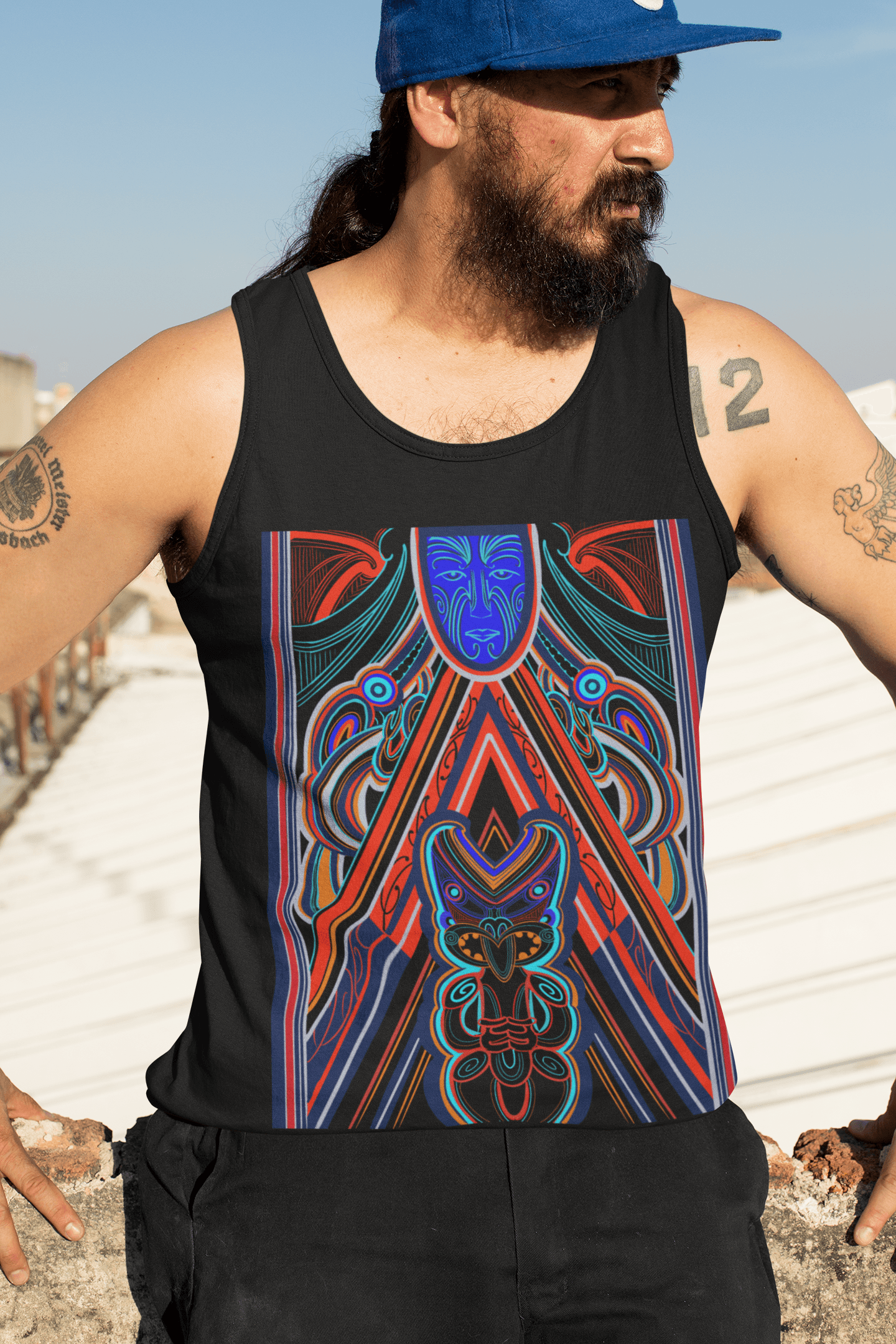 Rūaumoko - Singlet - River Jayden Art
