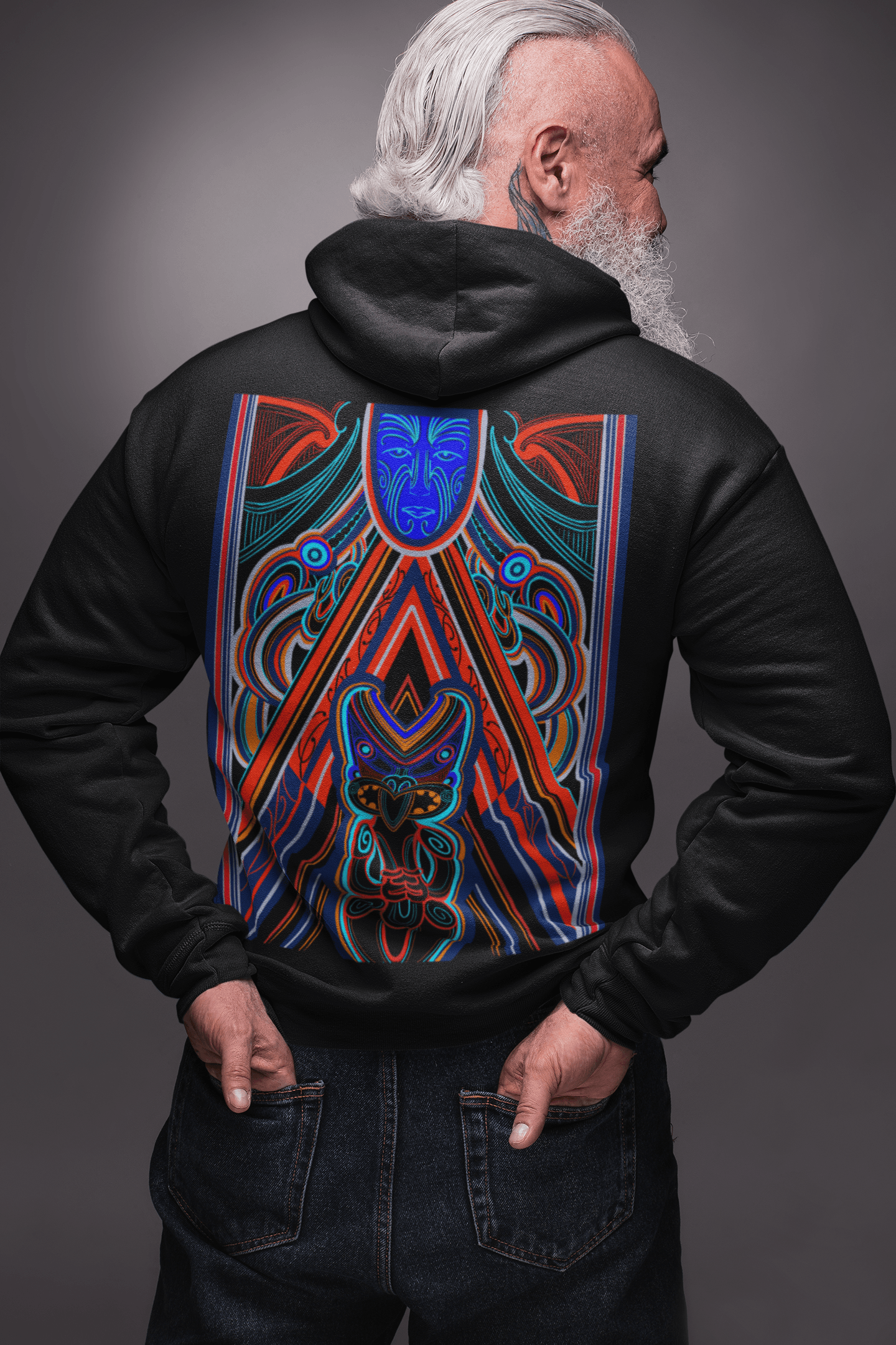 Rūaumoko - Zip Up Plus Size - River Jayden Art