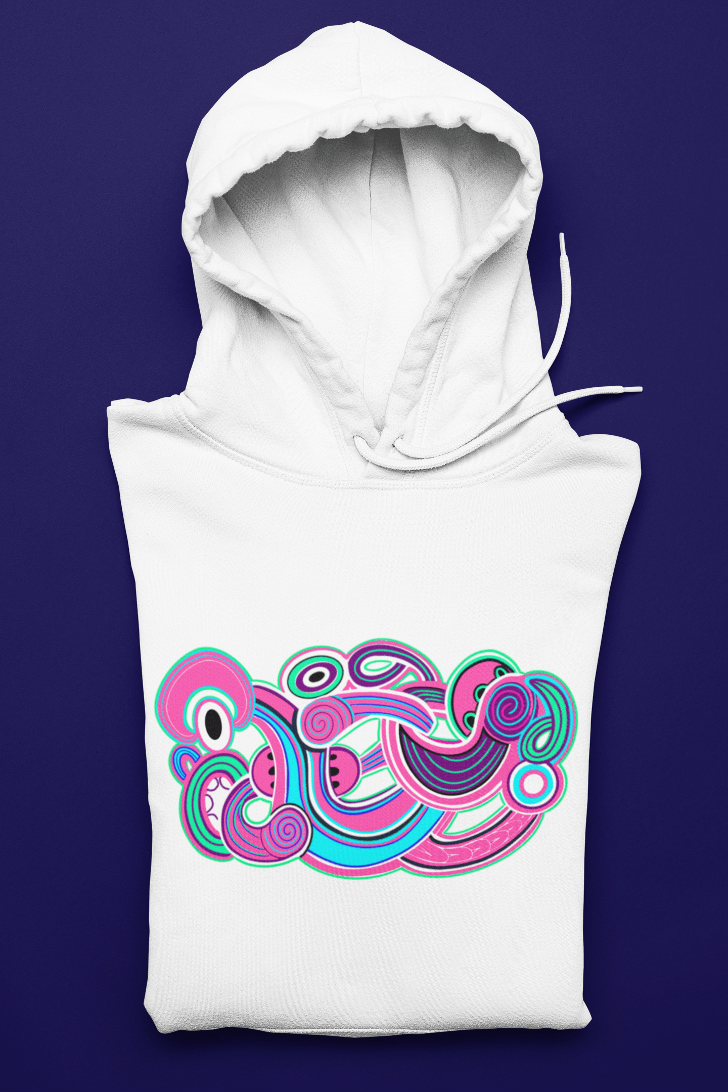 Te Tihi o Kahukura - Hoodie (Pink Design) - River Jayden Art