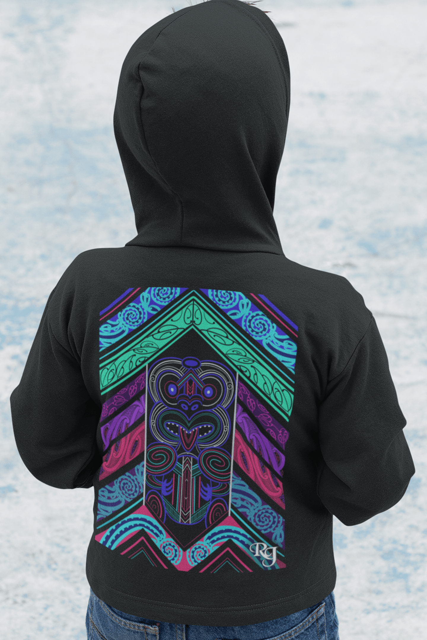 The Balance of Rongo - Childrens Hoodie - River Jayden Art