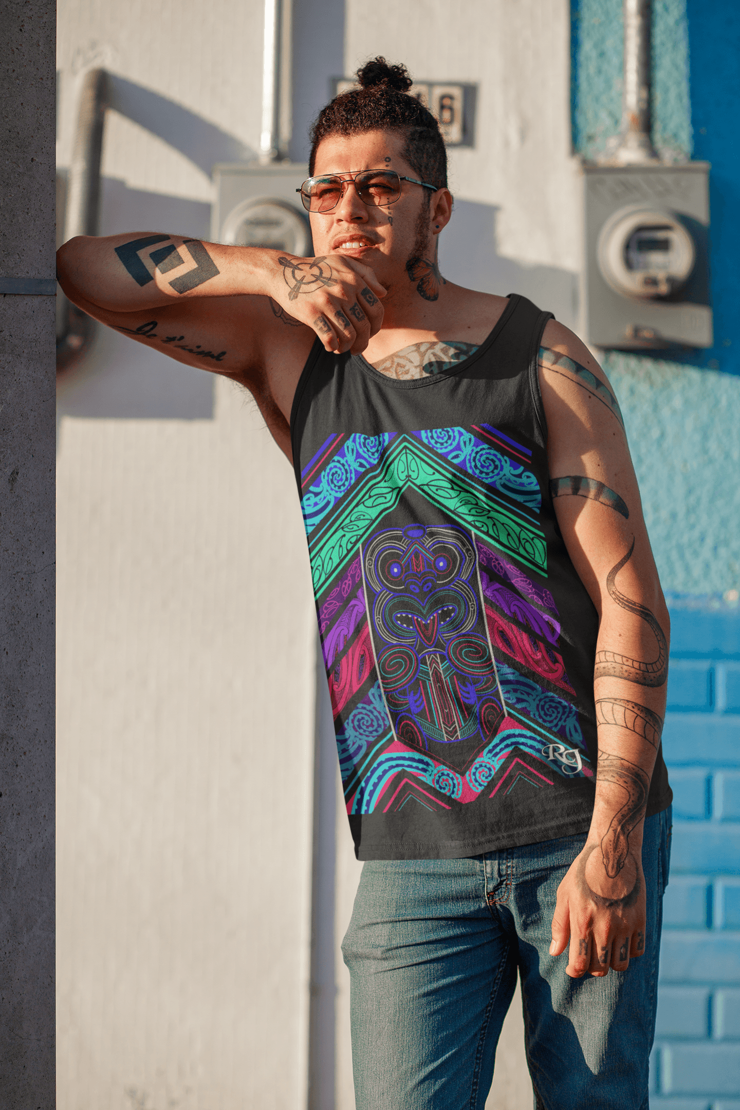 The Balance of Rongo - Singlet - River Jayden Art