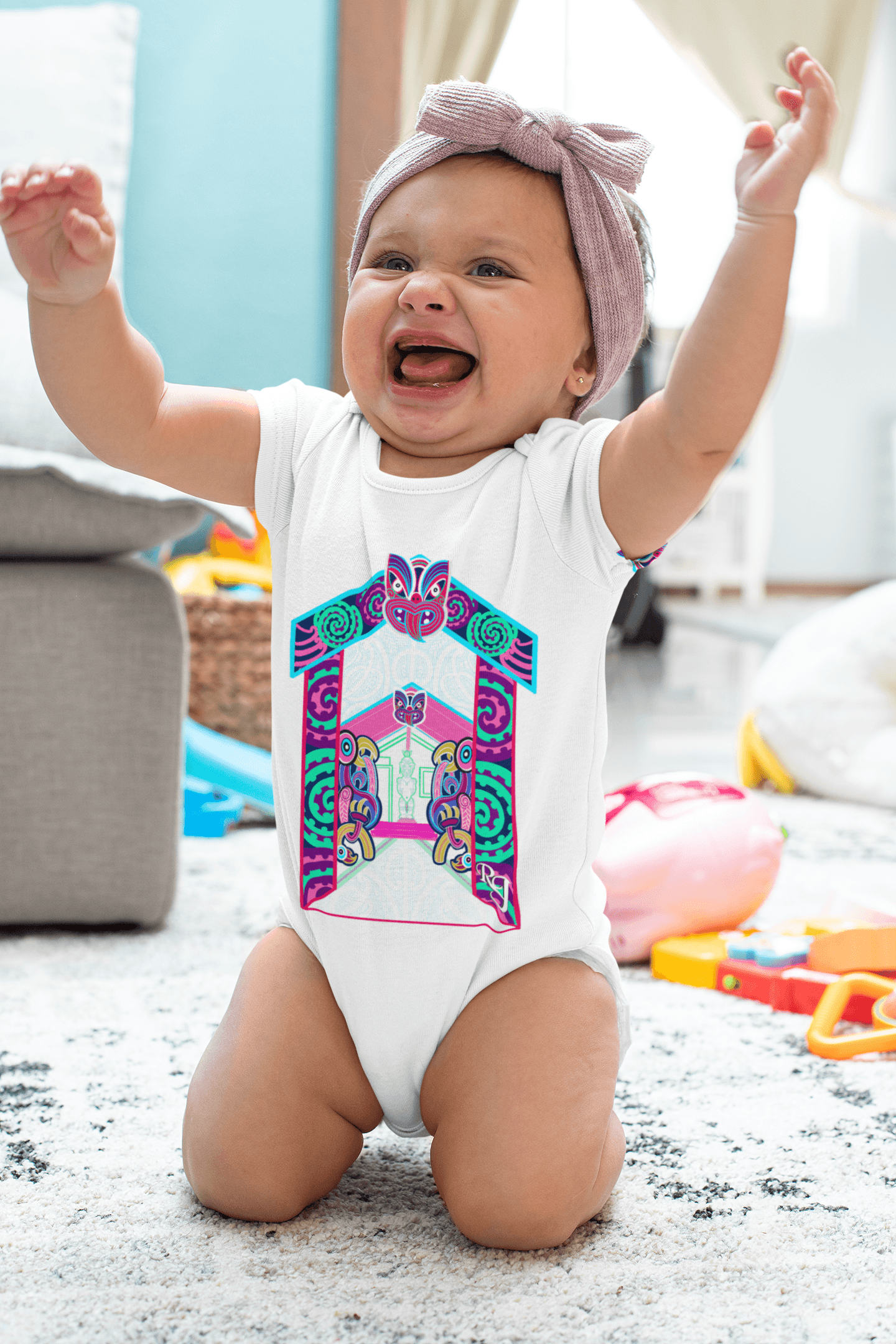 Pēpē Onesie T Shirt | Pēpē Onesie Romper | River Jayden Art