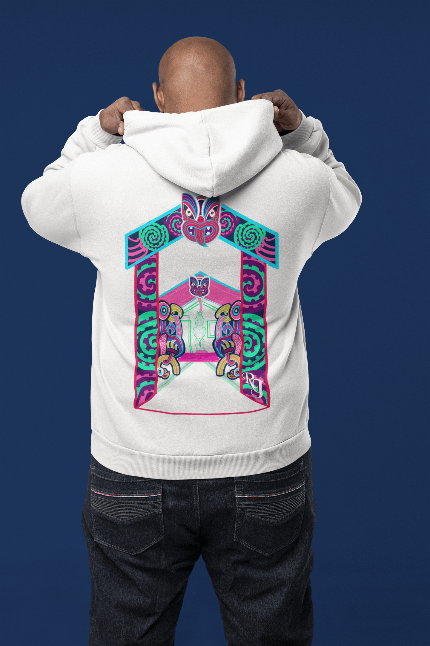 Waharoa Plus Size Hoodie - River Jayden Art