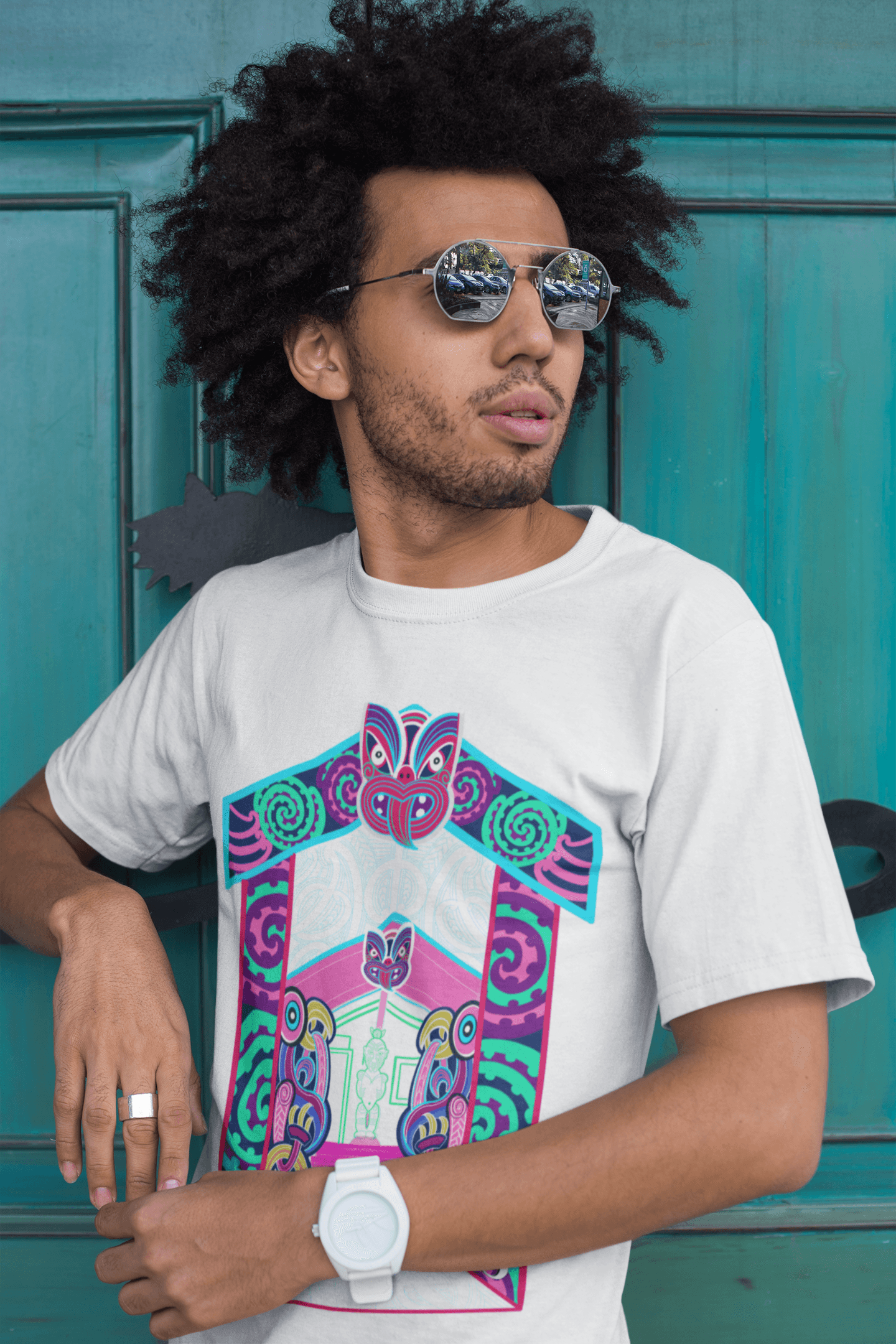 River Jayden Art Waharoa T Shirt | Waharoa T Shirt | River Jayden Art