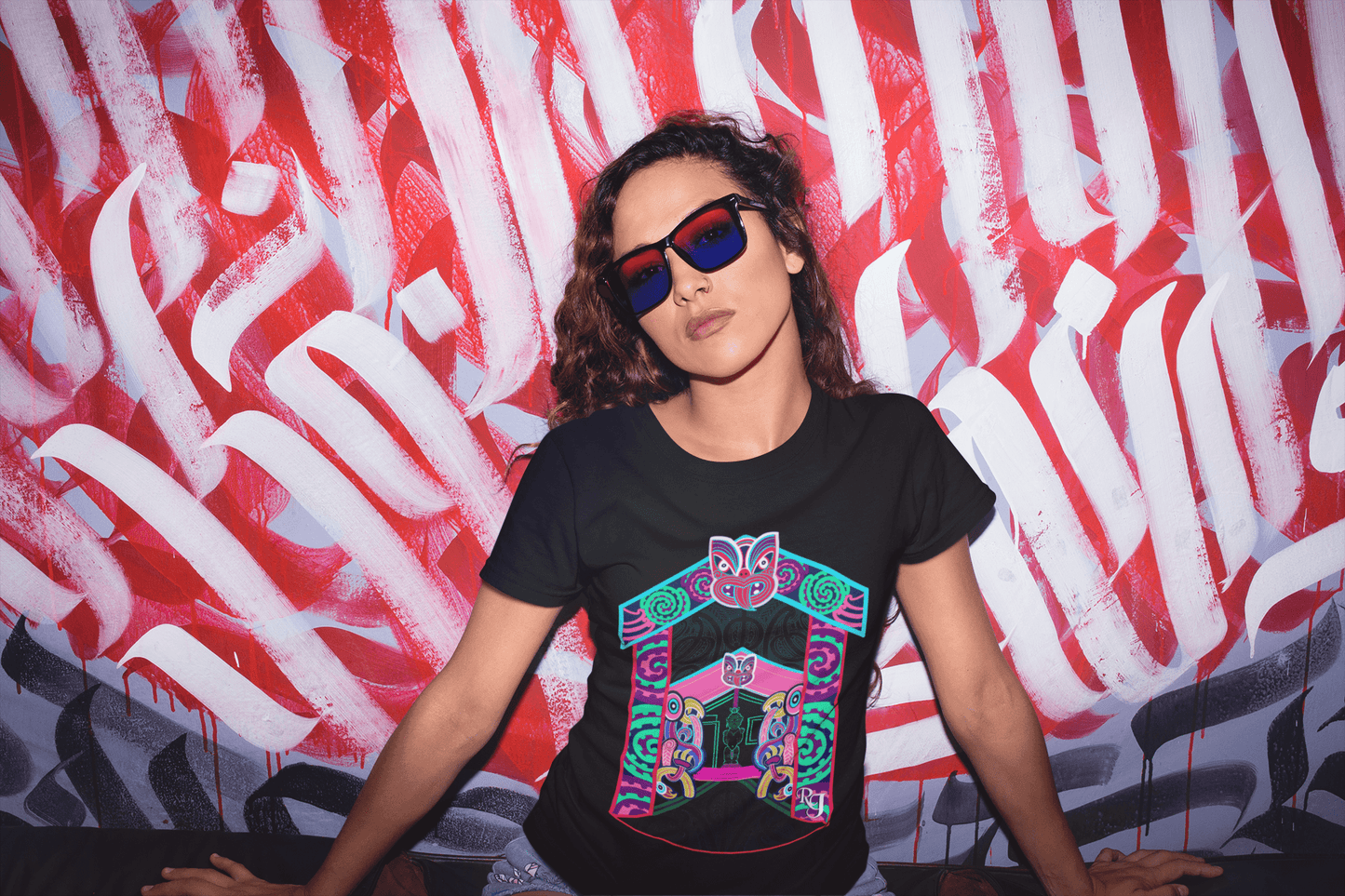 River Jayden Art Shirt | Waharoa Wāhine T-Shirt | River Jayden Art |