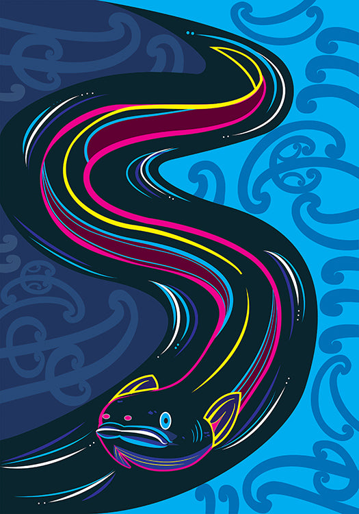 "Taonga o te Awa"- Glass Framed Print