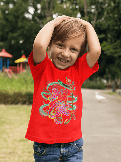 Kupe and Te Wheke Kids/Youth T-Shirt - River Jayden Art