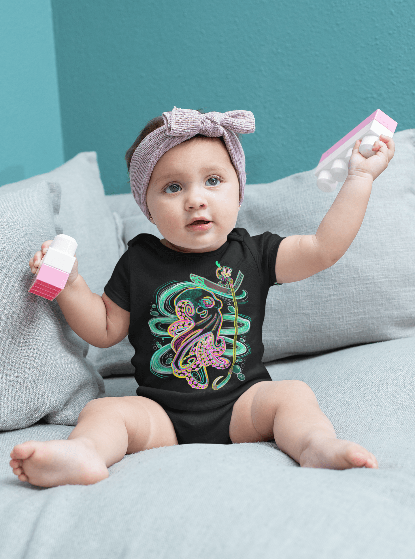 Kupe and Te Wheke - Onesie - River Jayden Art