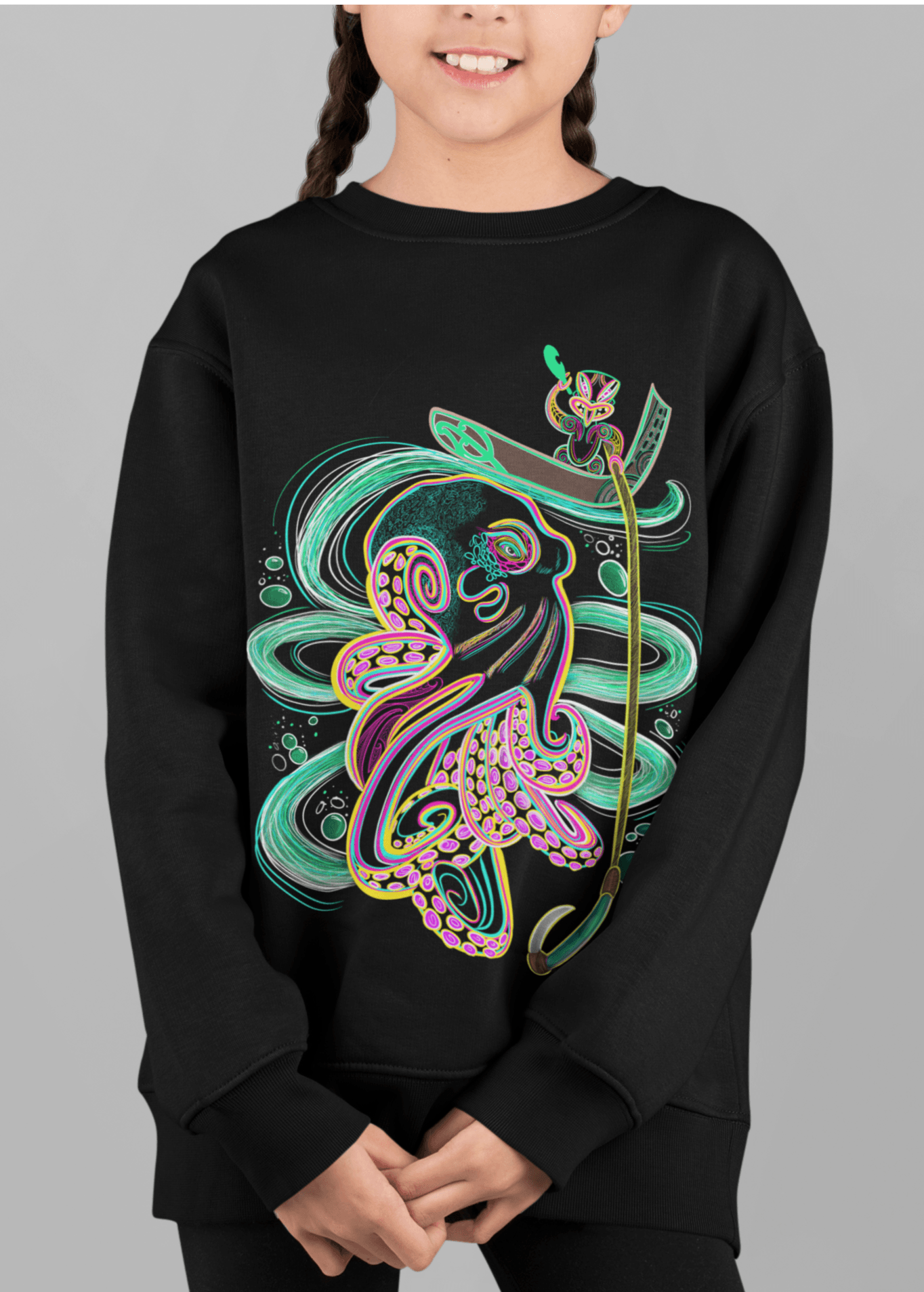 NEW - Kupe and Te Wheke Kids/Youth Crew - River Jayden Art