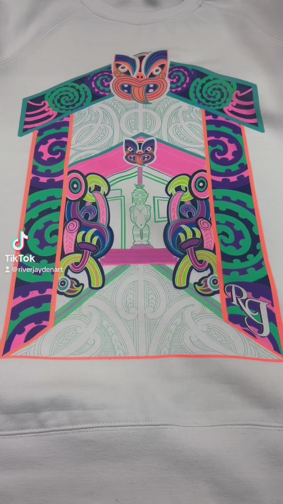 UV Ink Hoodie | River Jayden Art hoodie | River Jayden Art