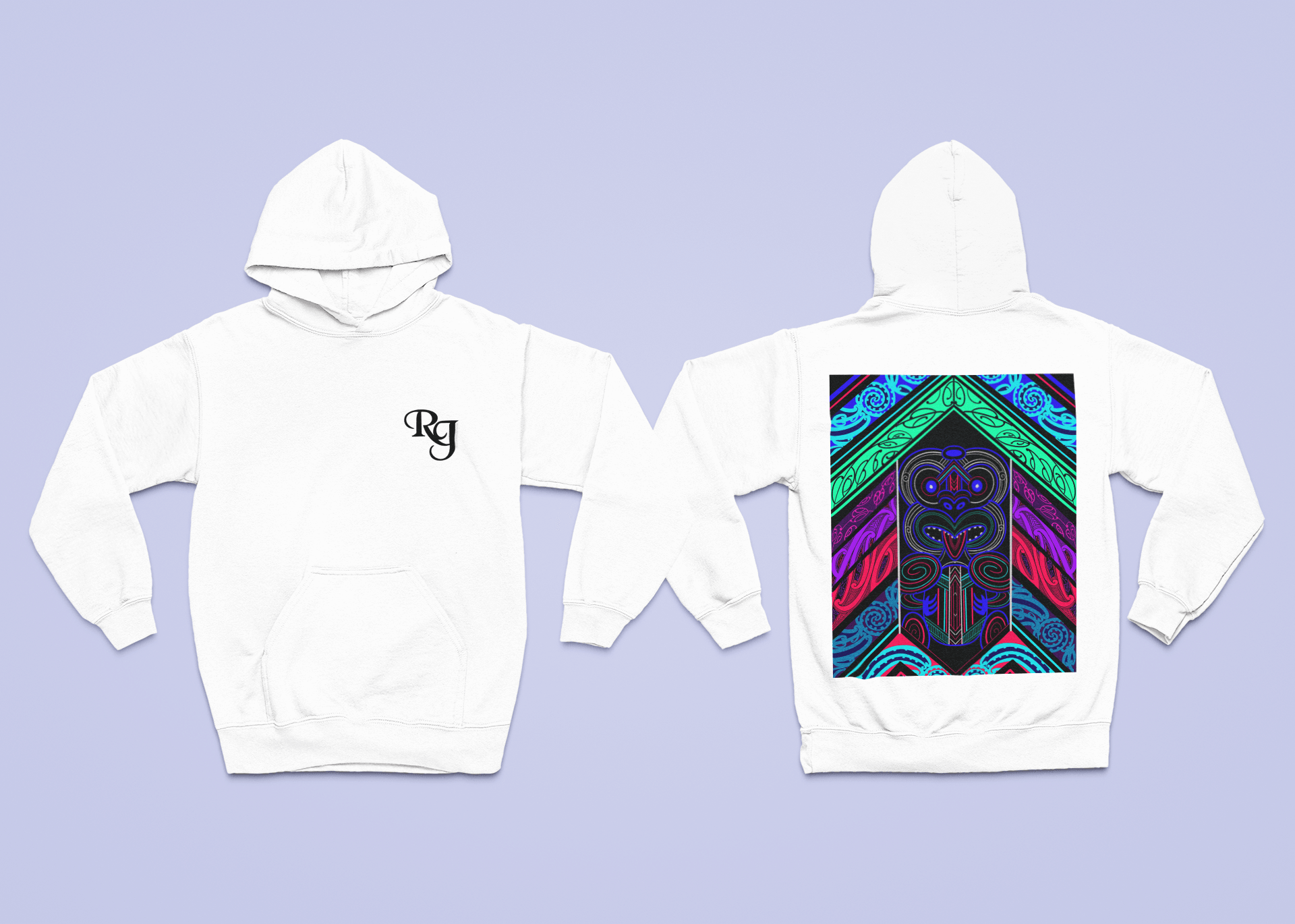 Rongo Plus Size Hoodie - River Jayden Art