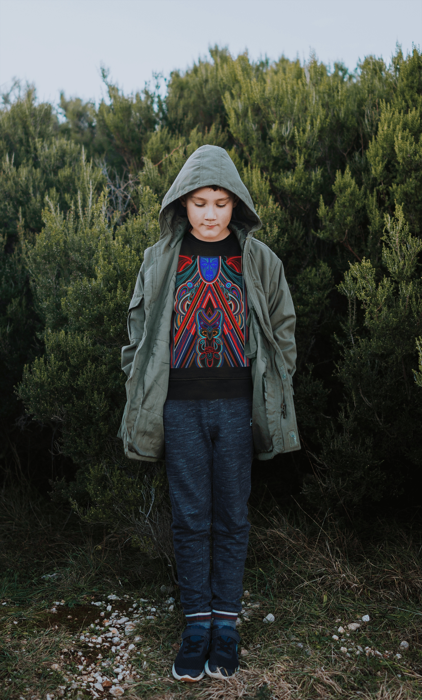 Rūaumoko - Childrens Crew - River Jayden Art