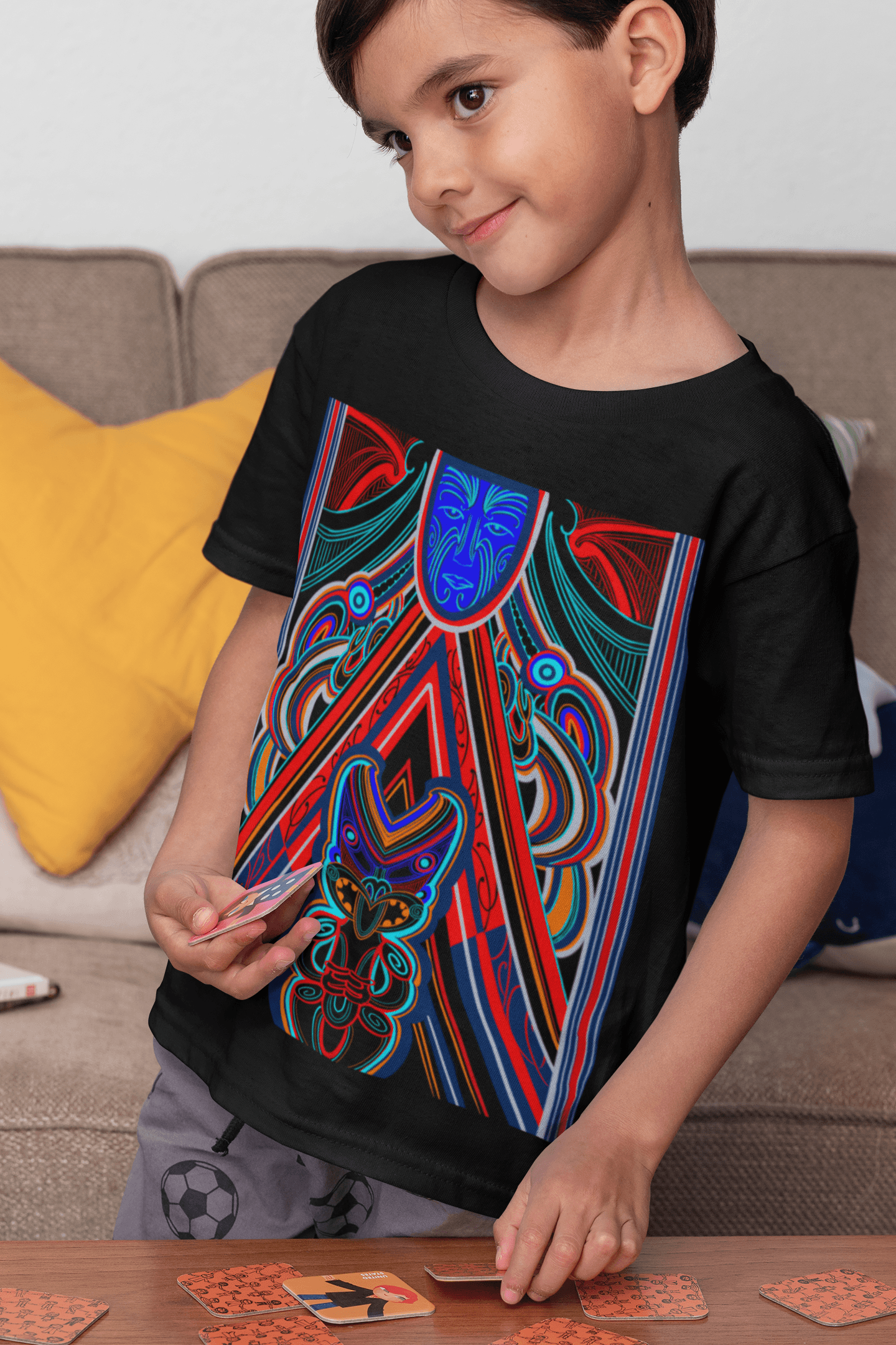 Rūaumoko - Childrens T-shirt - River Jayden Art