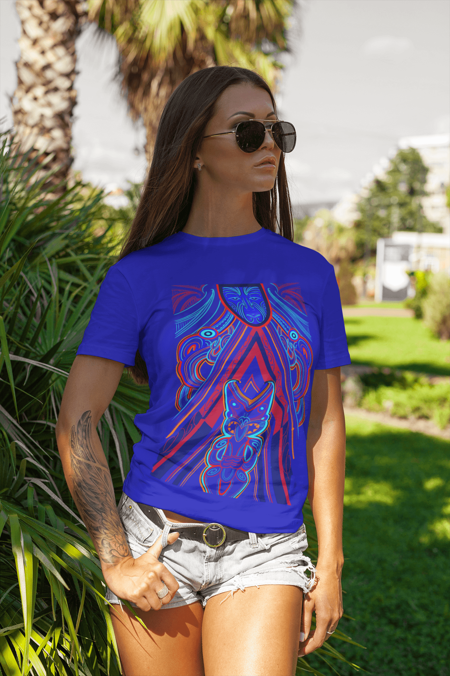 Rūaumoko - Wāhine T-shirt - River Jayden Art