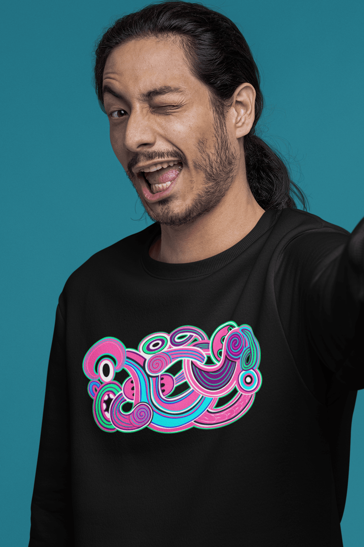 Te Tihi o Kahukura - Crew (Pink Design) - River Jayden Art