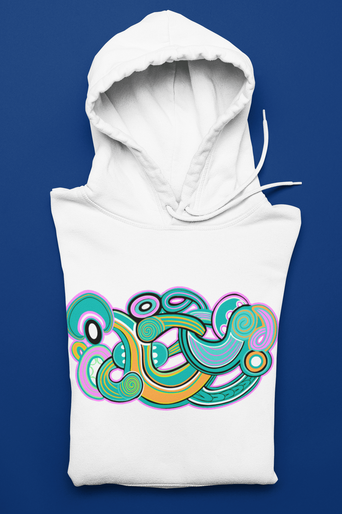 Te Tihi o Kahukura - Hoodie (Green Design) - River Jayden Art