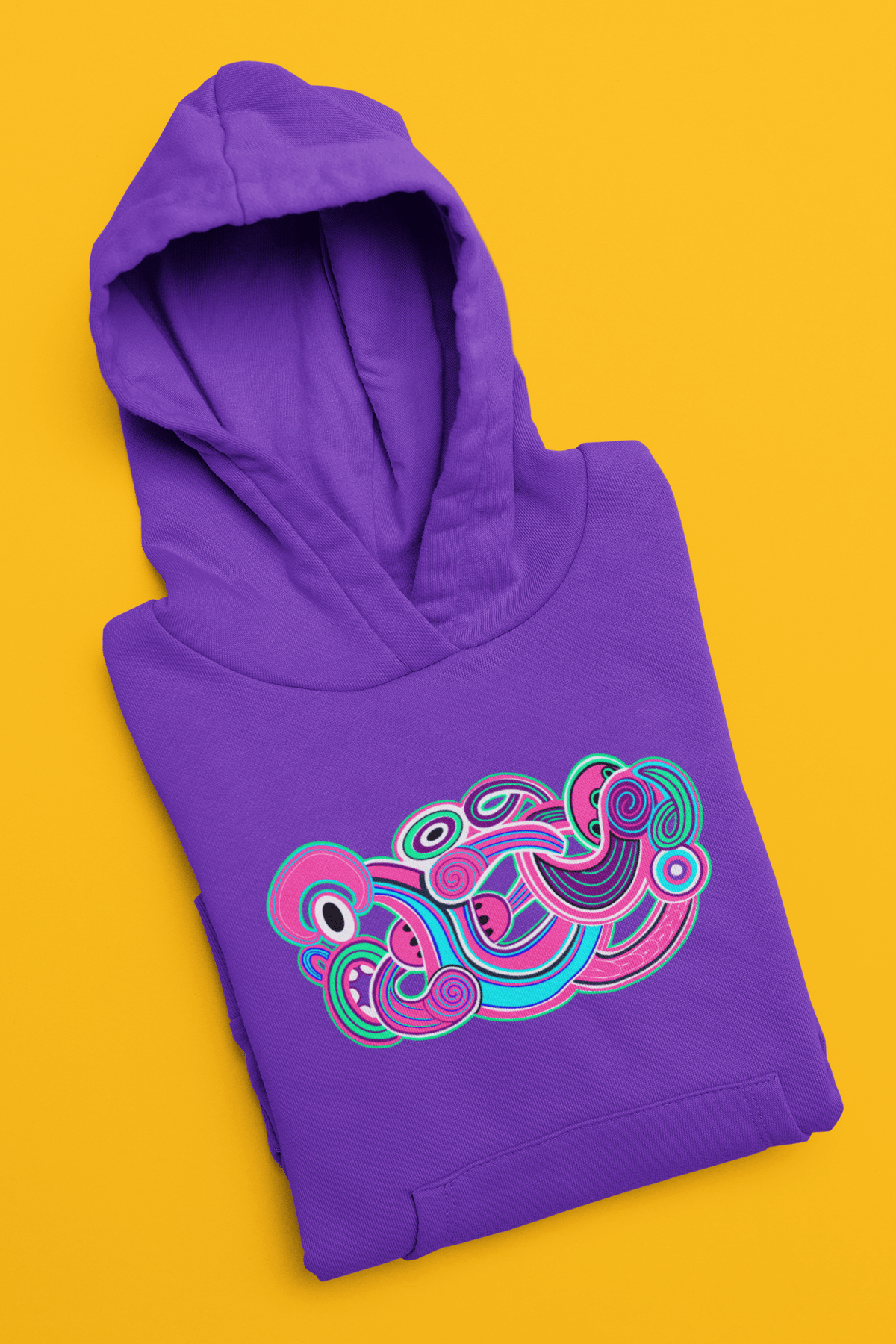 Te Tihi o Kahukura - Hoodie (Pink Design) - River Jayden Art