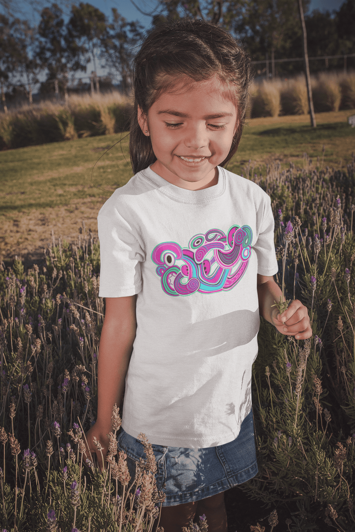 Te Tihi o Kahukura - Kids/Youth T-Shirt (Pink Design) - River Jayden Art