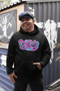 Te Tihi o Kahukura - Plus Size Hoodie (Pink Design) - River Jayden Art