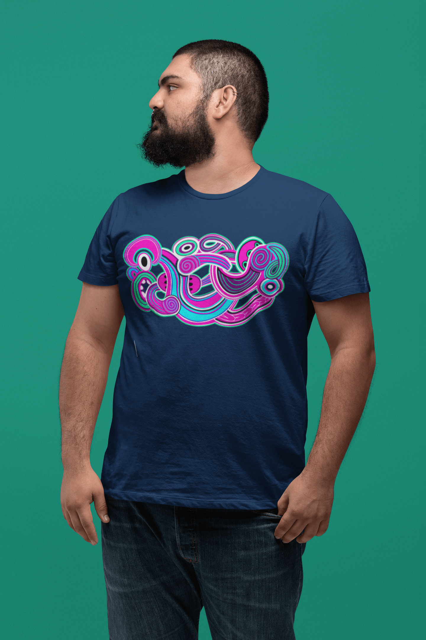Te Tihi o Kahukura - Plus Size T-Shirt (Pink Design) - River Jayden Art