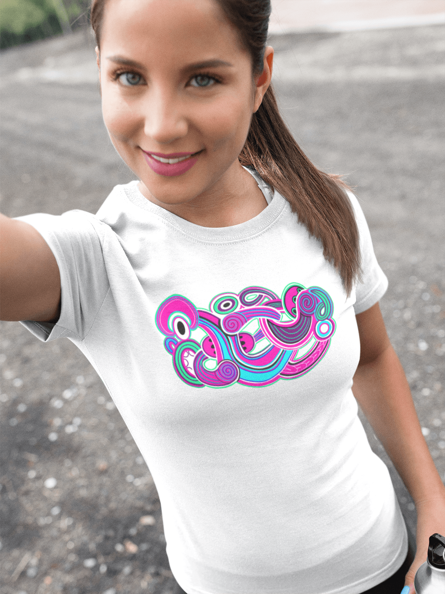 Te Tihi o Kahukura - Wāhine T-Shirt (Pink Design) - River Jayden Art