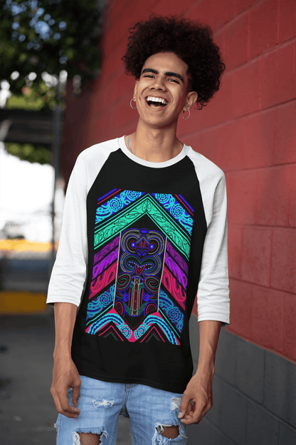 The Balance of Rongo - Raglan T-shirt - River Jayden Art