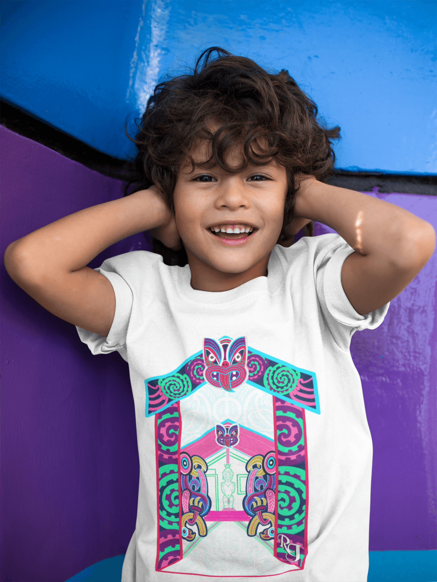 River Jayden Art Waharoa Childrens T-Shirt | River Jayden Art 