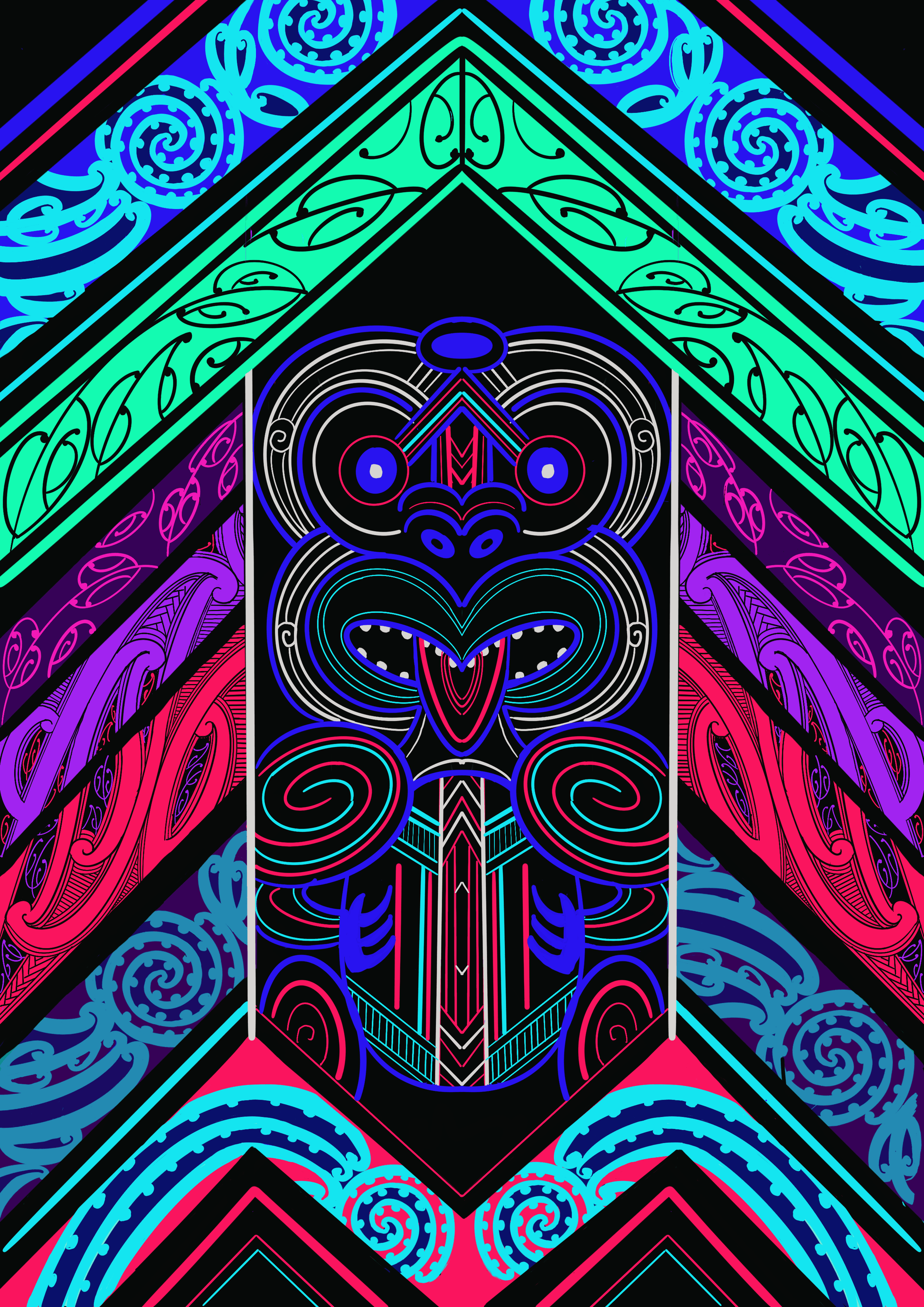 "SOLD: The Balance of Rongo" - Limited Edition Signed Print - River Jayden Art